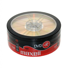 DVD-R диск MAXELL, 4.7GB, 16x, 25 бр.
