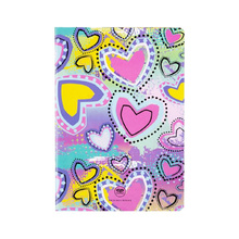 Тетрадка А5 Coolpack мека корица PP 32л. квадратчета Pastel Hearts