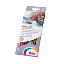 Акварелни цветни моливи Pentel - Arts, 12 цвята