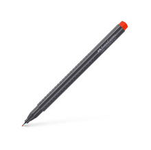 Тънкописец Faber Castell , 151621, Grip Finepen 0,4 - червен