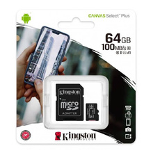 Карта памет, Kingston Select Plus, 64GB, SDXC Class 10 A1