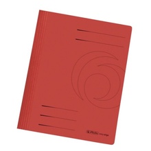 Папка картонена А4, ЧЕРВЕНА- Herlitz