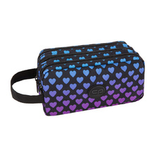 Ученически несесер с три ципа COOLPACK - PRIMUS - DARK MARSHMALLOW